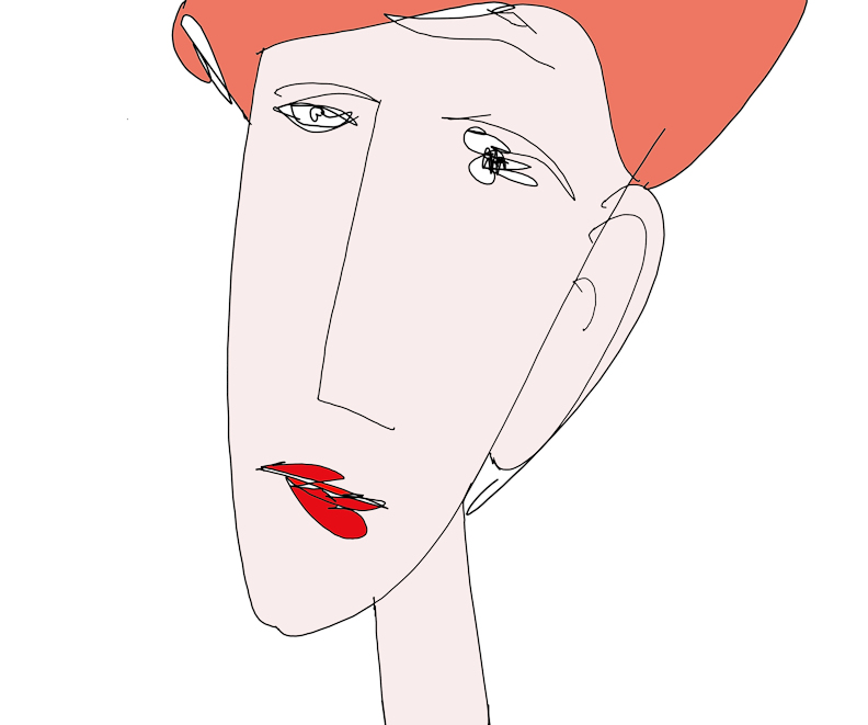 flower in the eye red version